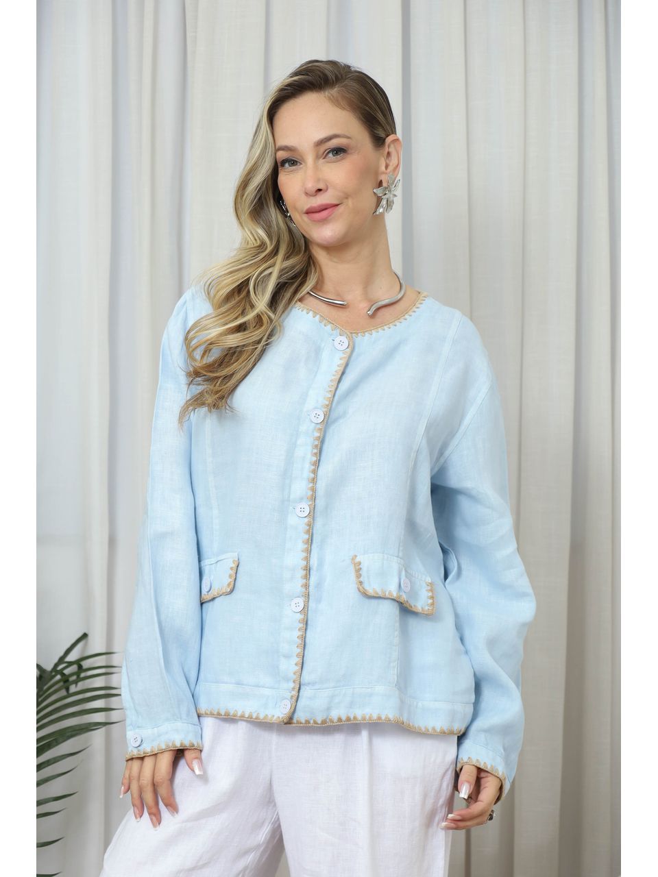 BLAZER JULIA AZUL BEBE