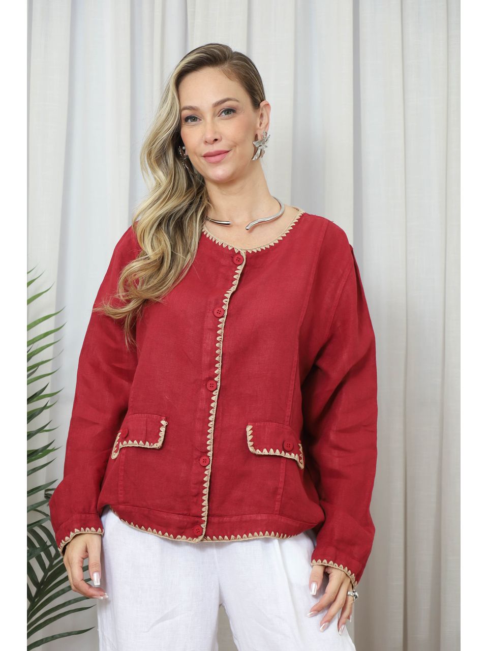 BLAZER JULIA MARSALA