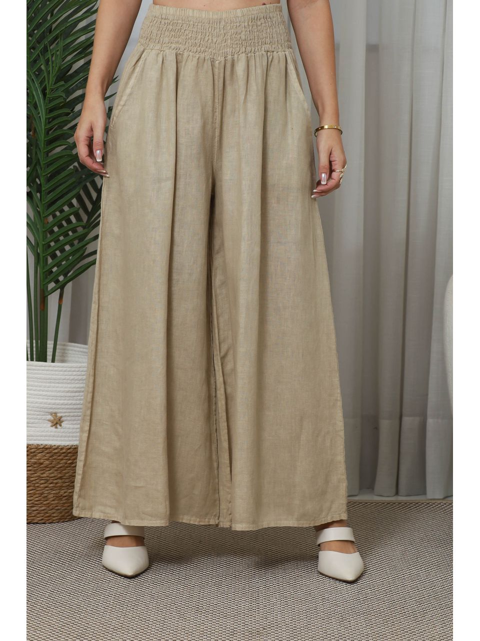 CALÇA DUDA CARAMELO