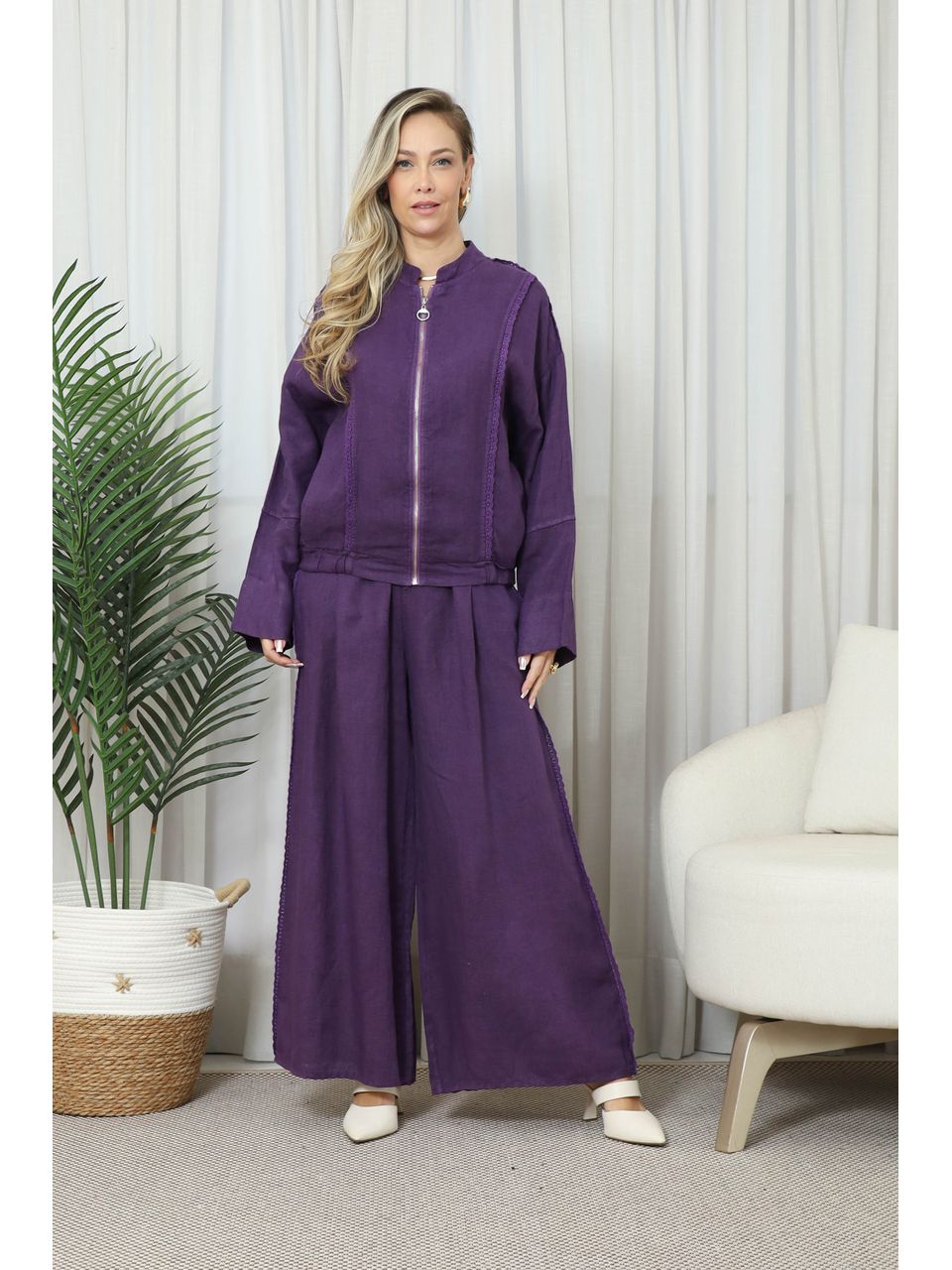 JAQUETA LICA CJ BERINJELA