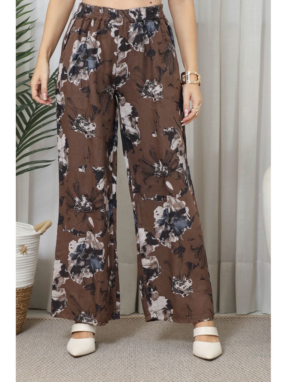 CALÇA SABRINA CJ MARROM