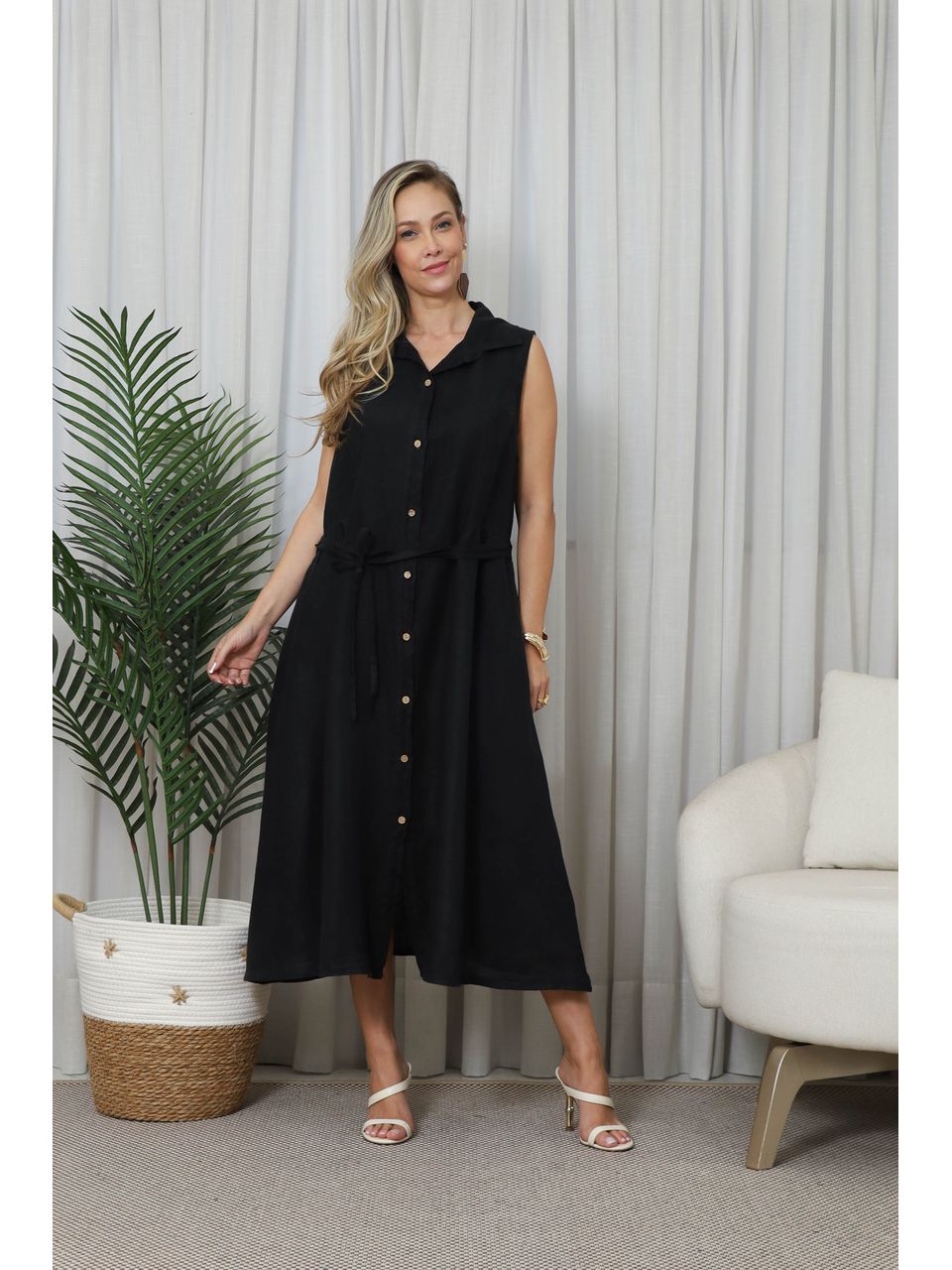 VESTIDO LAZARA PRETO