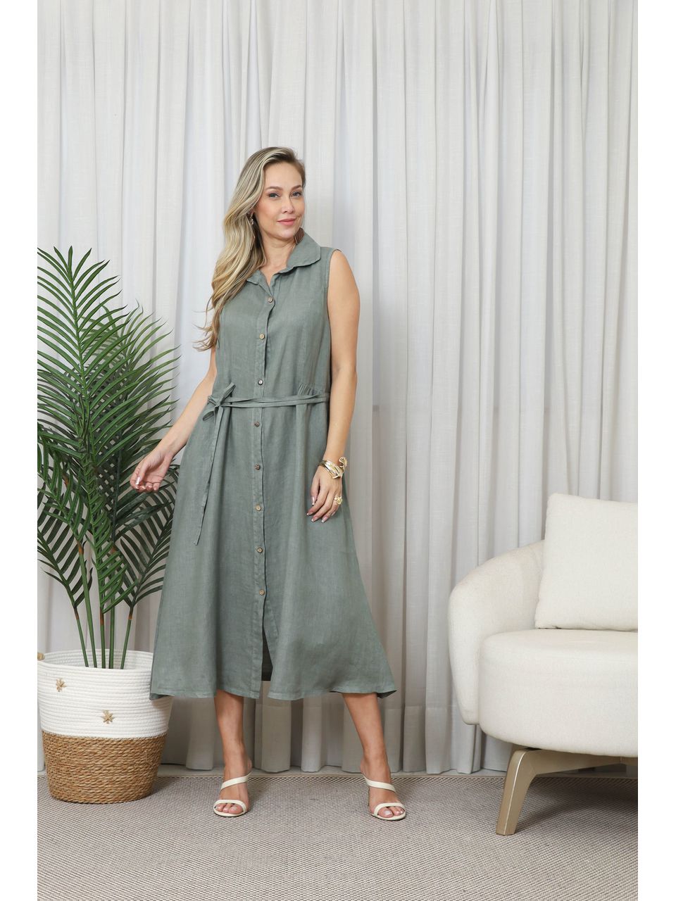 VESTIDO LAZARA MENTA