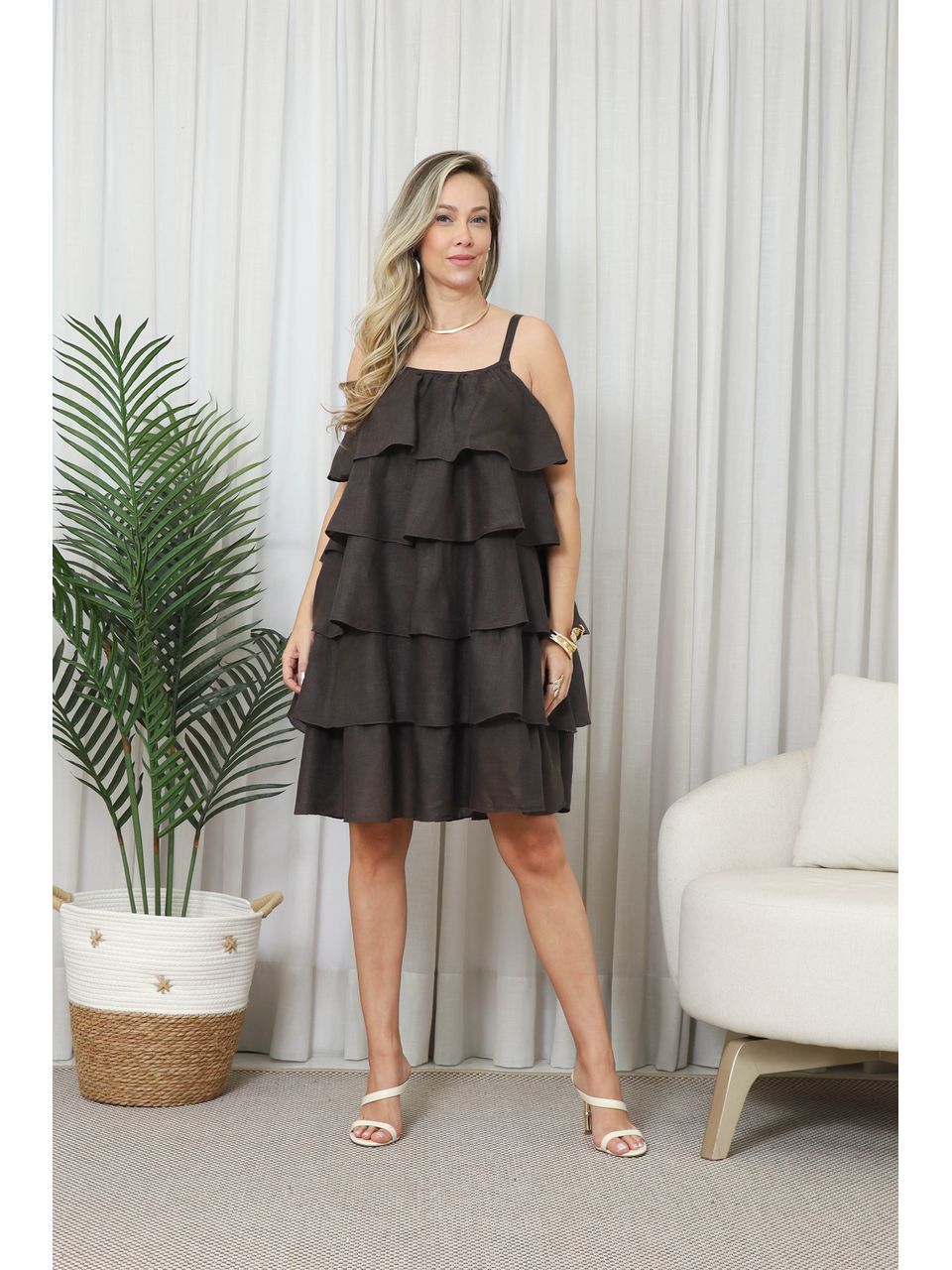 VESTIDO SAMIA CHOCOLATE