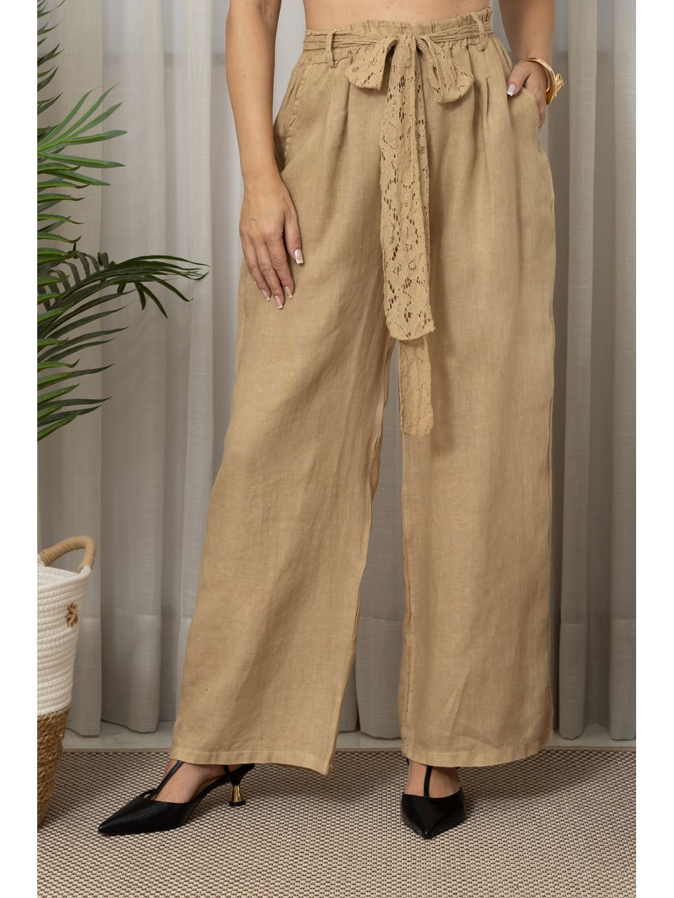 CALÇA AMABILE CJ CARAMELO