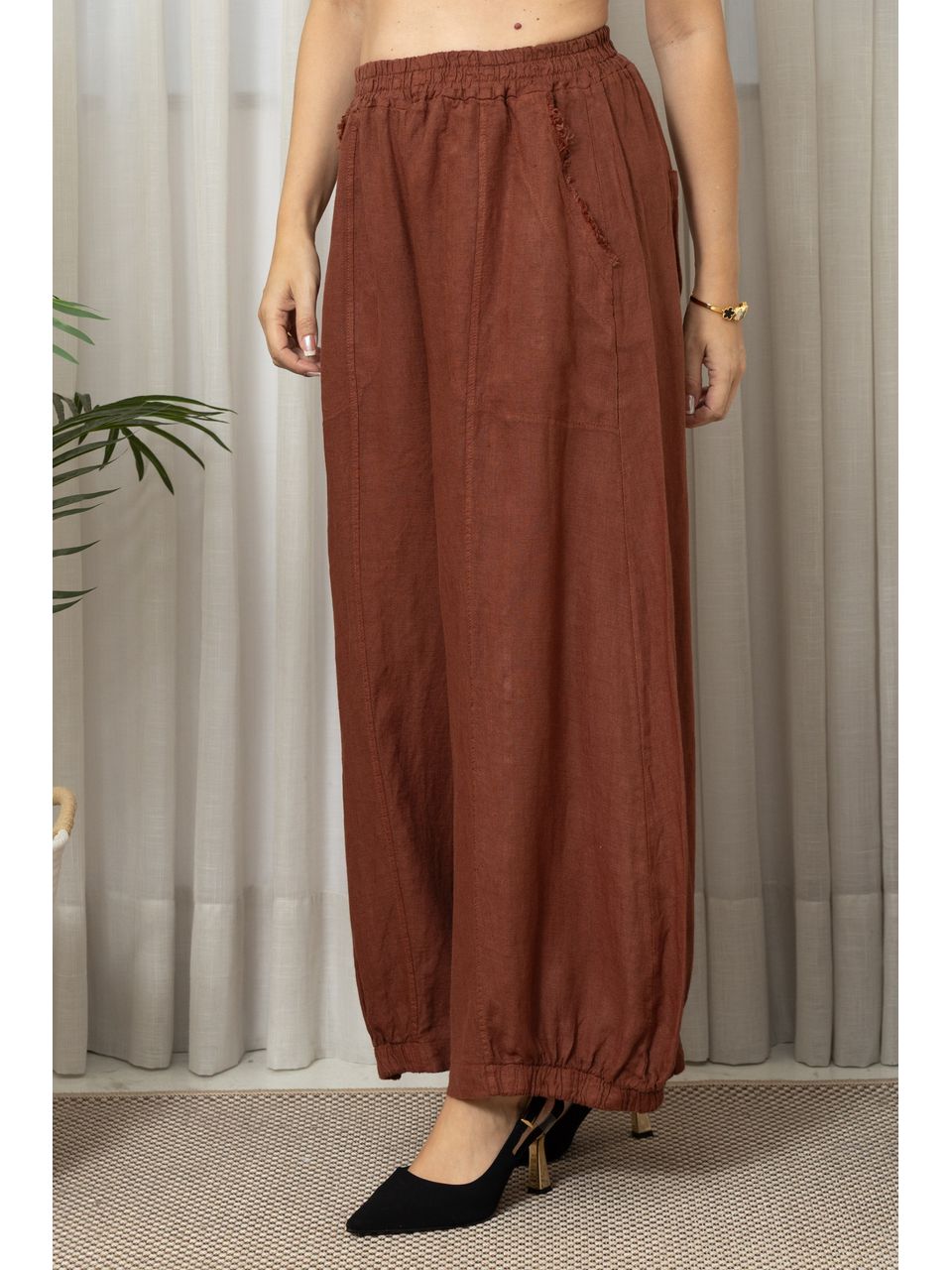 CALÇA ANA CJ MARROM