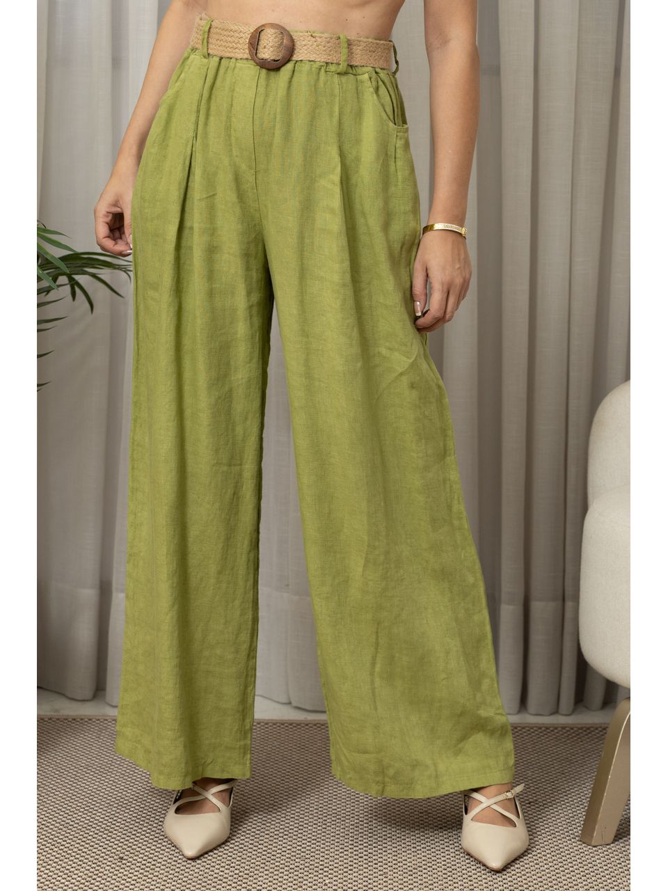 CALÇA MAJESTADE CJ PISTACHE