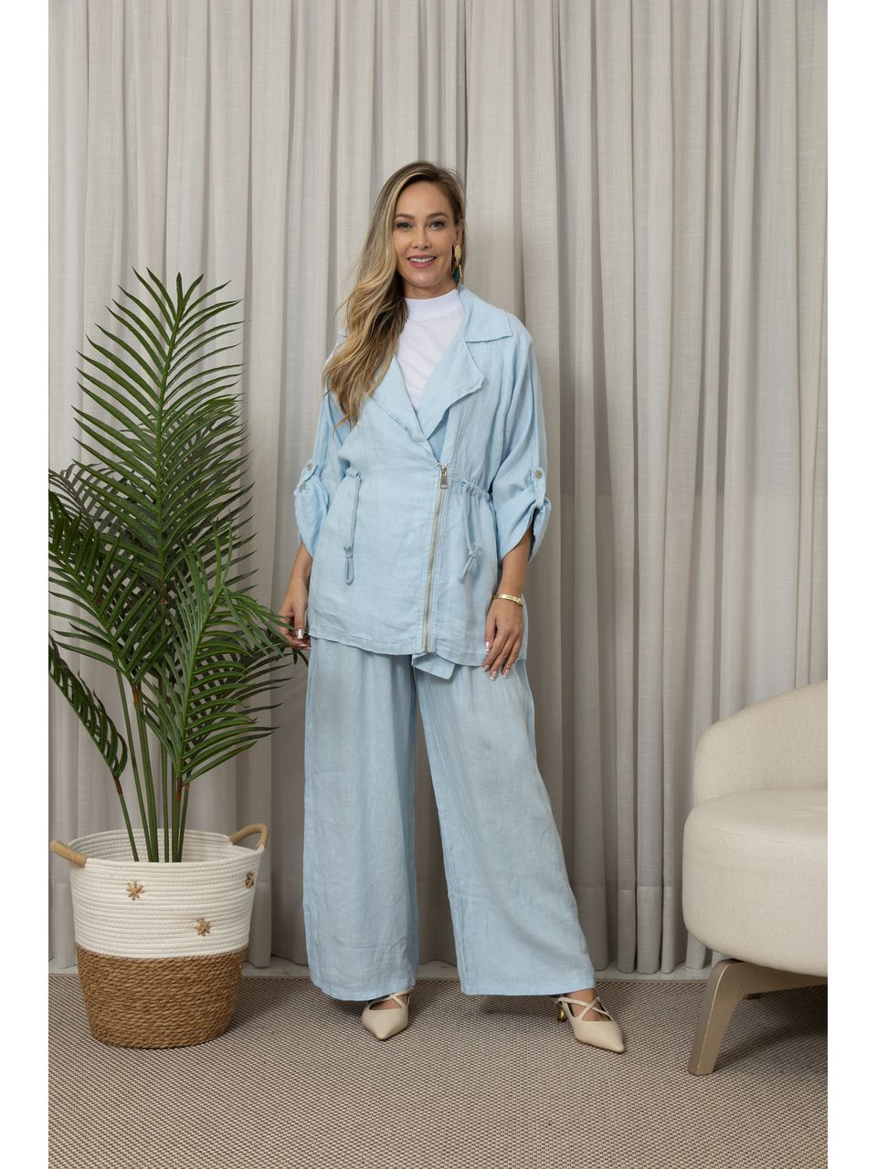 PARKA MAJESTADE CJ AZUL BEBE