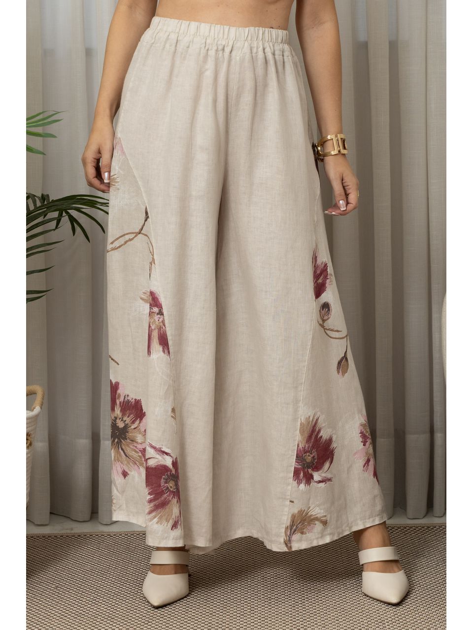 CALÇA NOEMI CJ BEGE