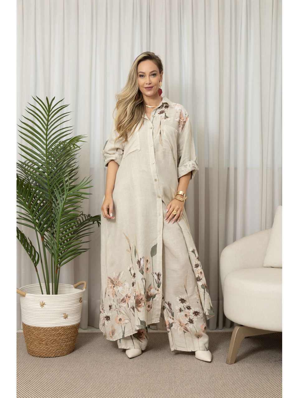 CHEMISE OLAVIA CJ BEGE