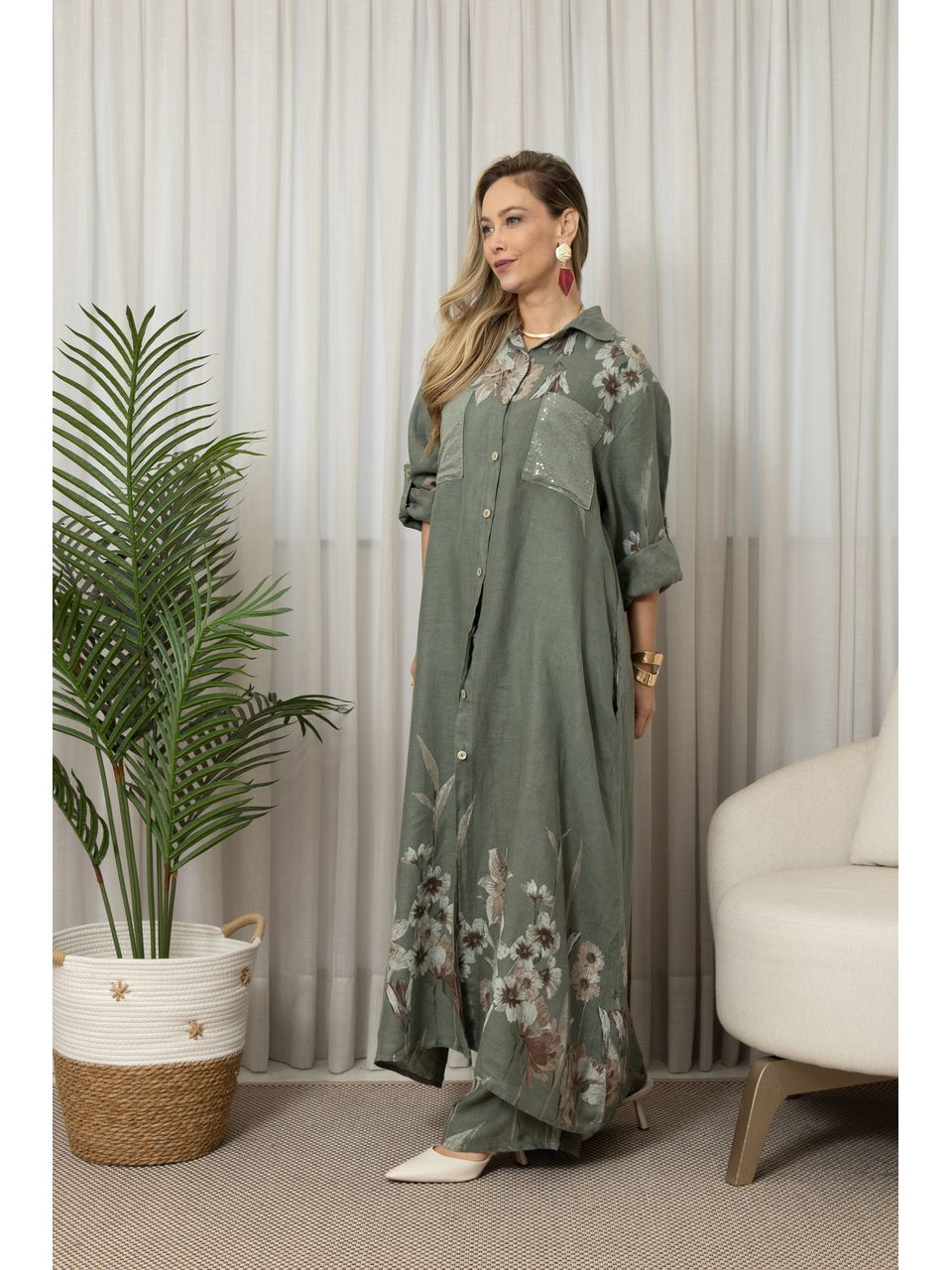 CHEMISE OLAVIA CJ MILITAR