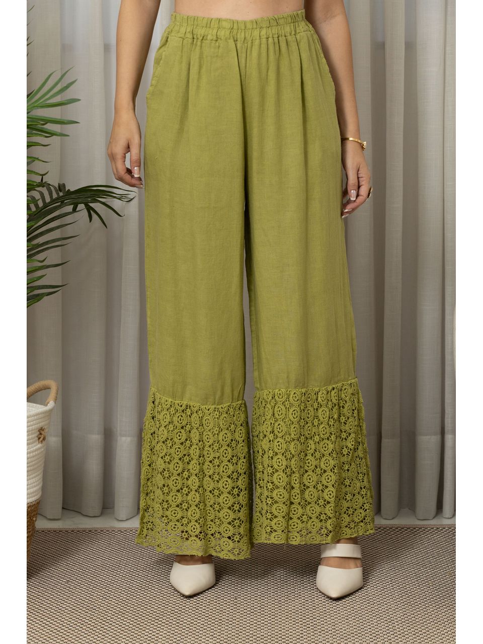 CALÇA VIVIANE CJ PISTACHE