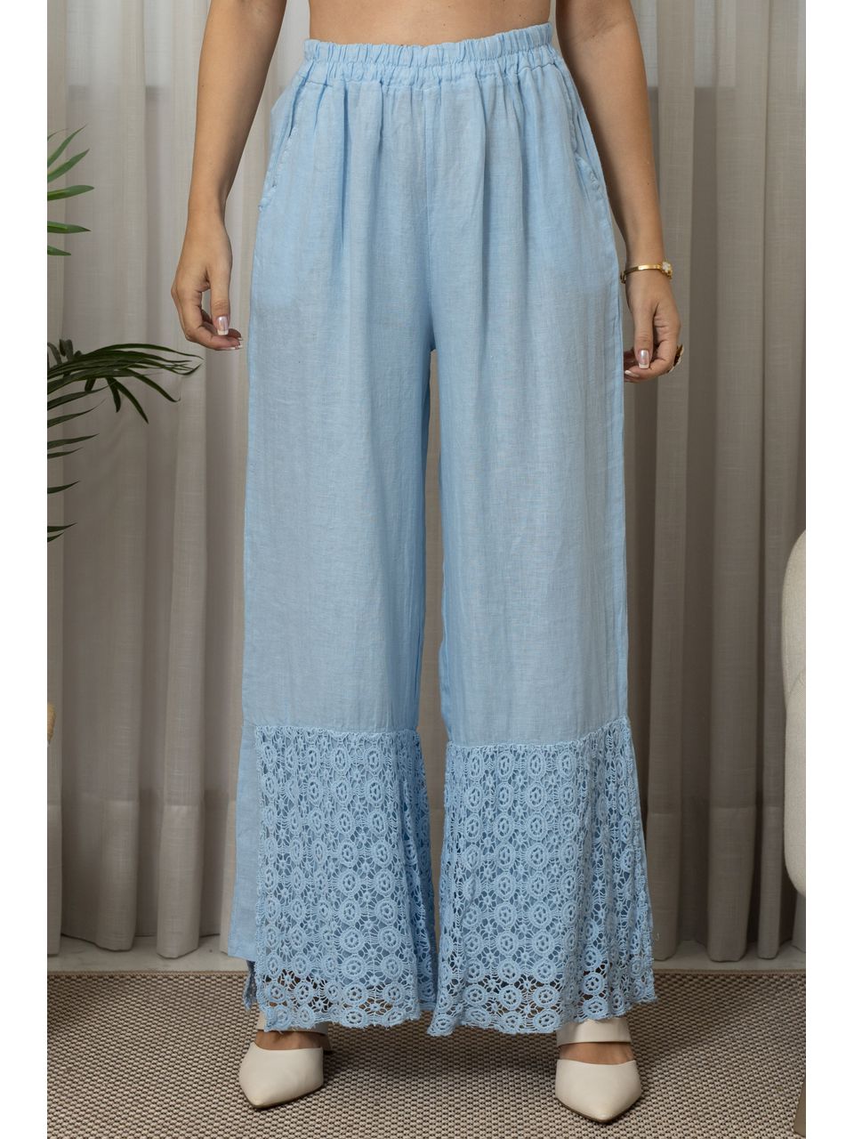 CALÇA VIVIANE CJ AZUL BEBE