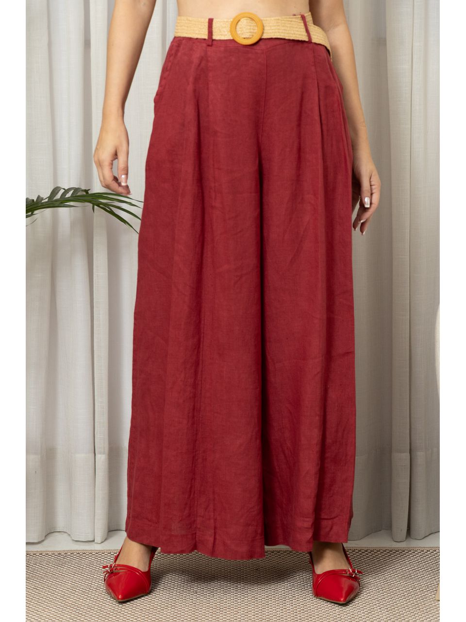 CALÇA JASMIN MARSALA