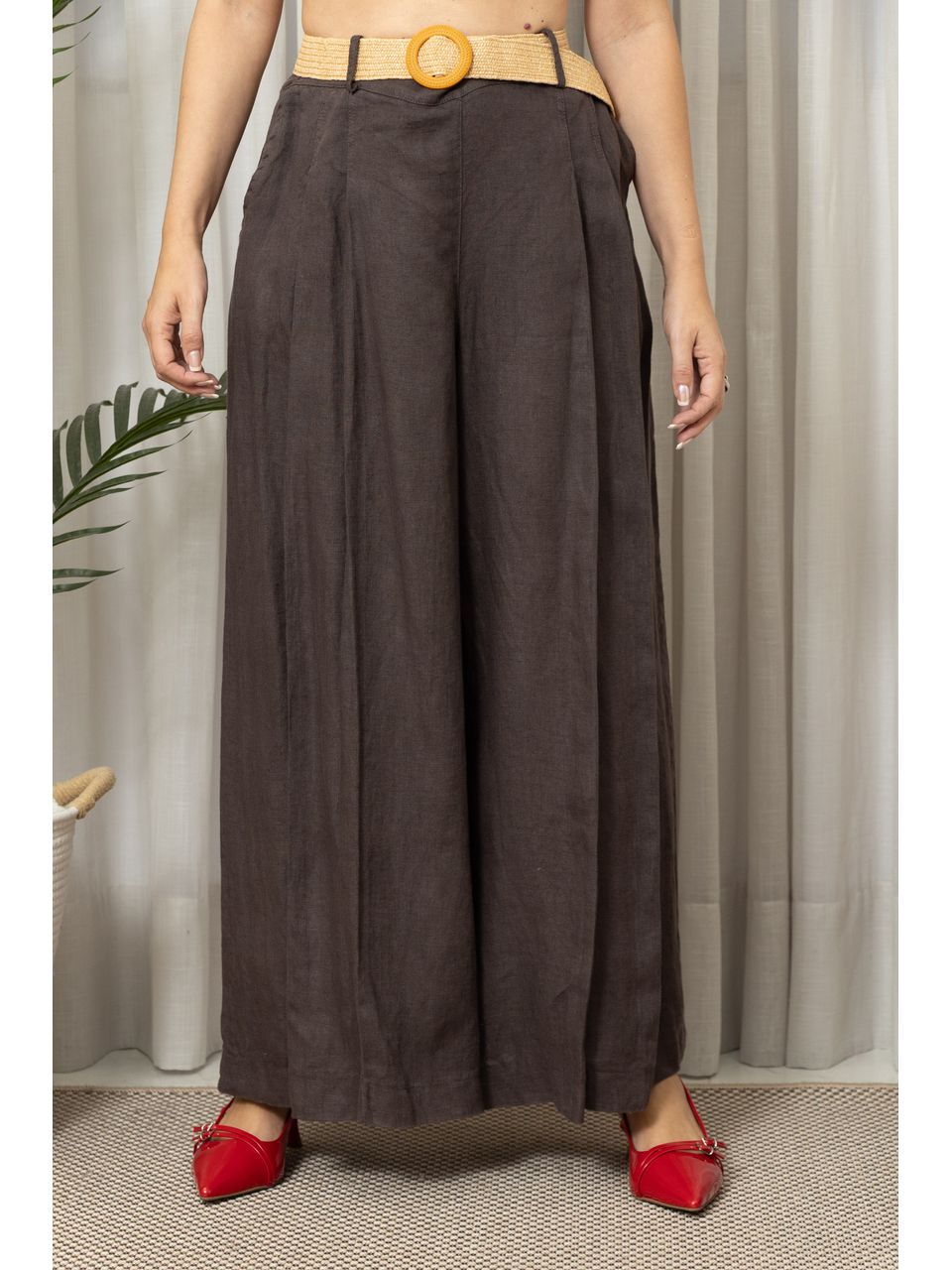 CALÇA JASMIN CHOCOLATE