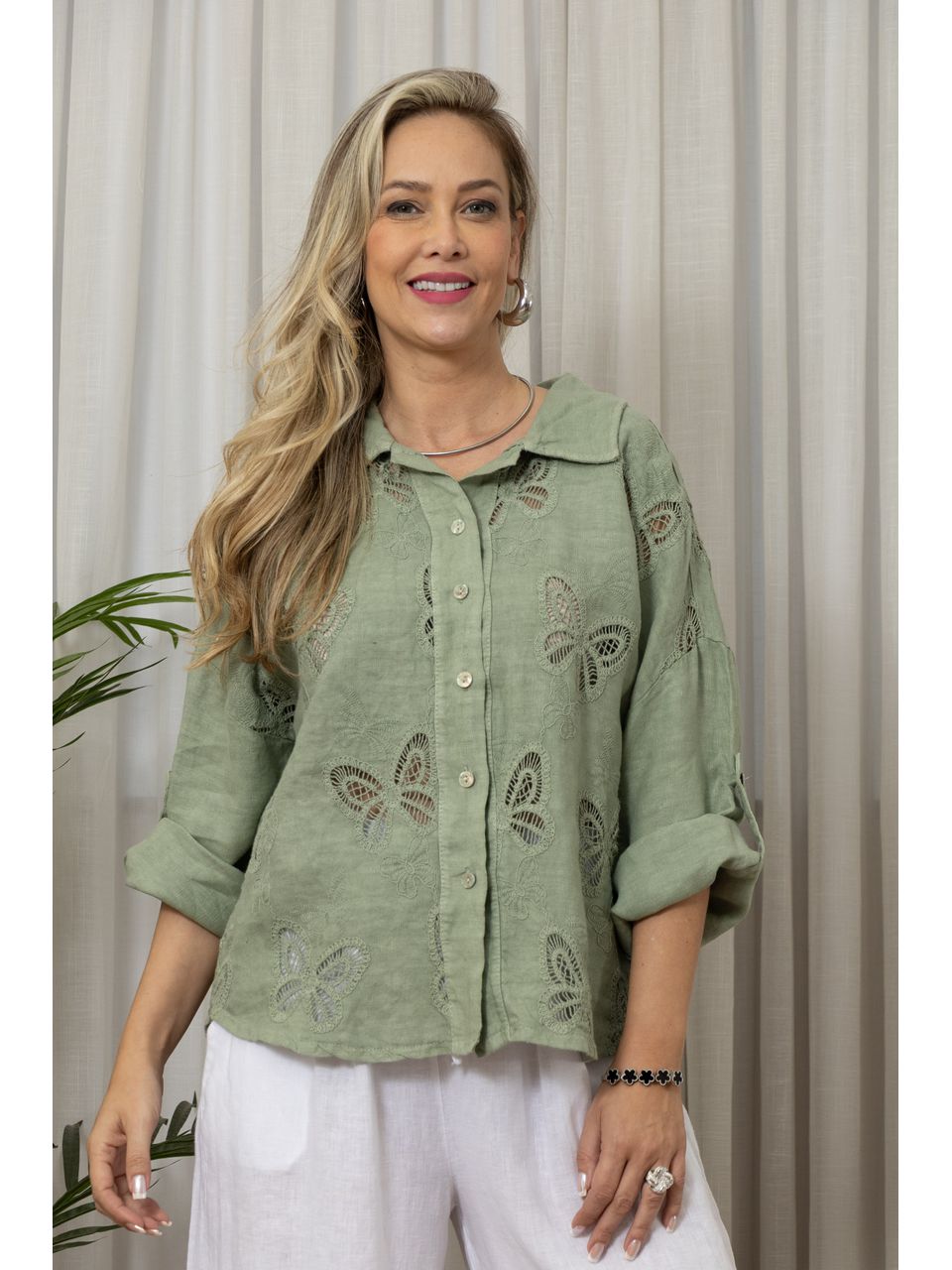 CAMISA LYCA MENTA