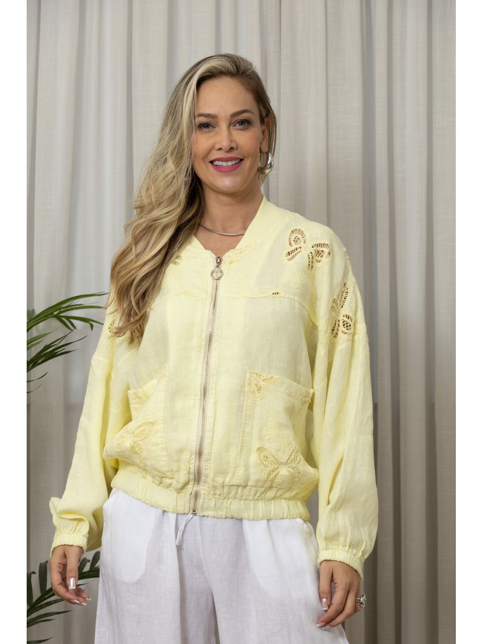 JAQUETA LYCA MANTEIGA