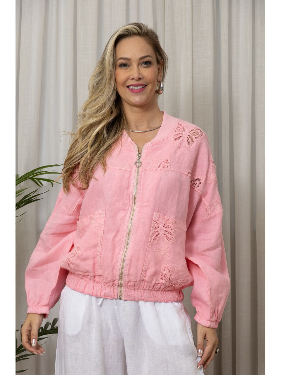 JAQUETA LYCA ROSA CHICLETE