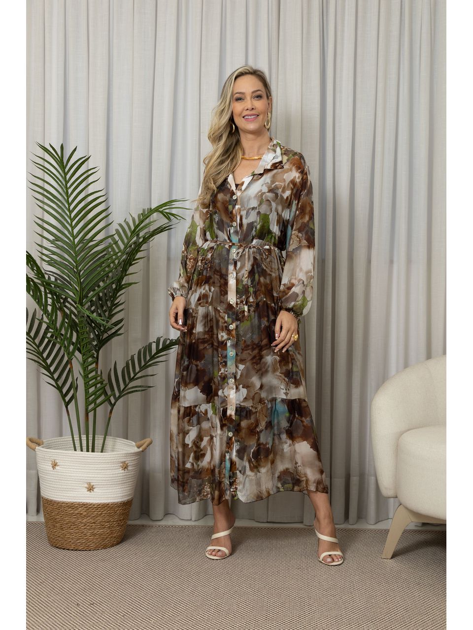 CHEMISE MEIRE MARROM