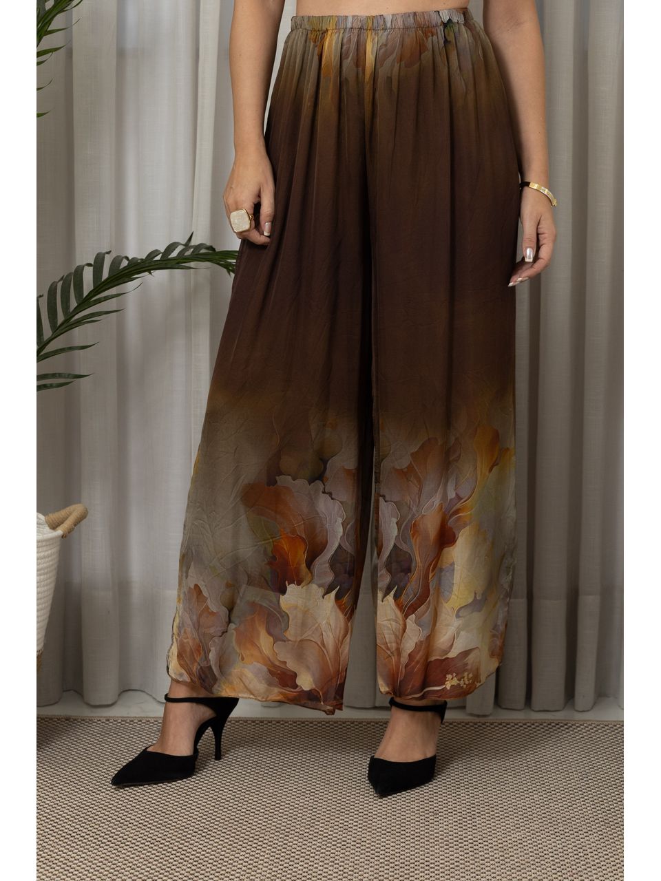 CALÇA MARINA CJ MARROM