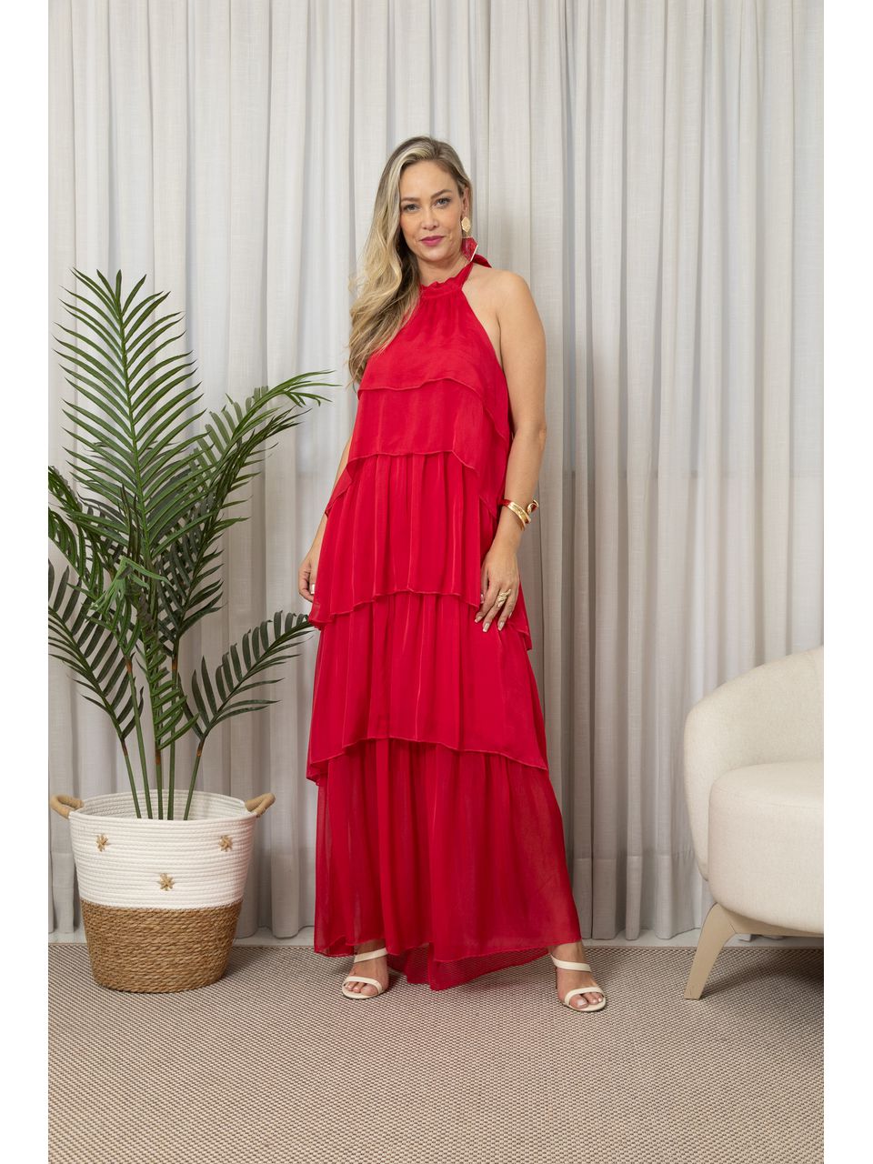 VESTIDO SOFIA CEREJA 