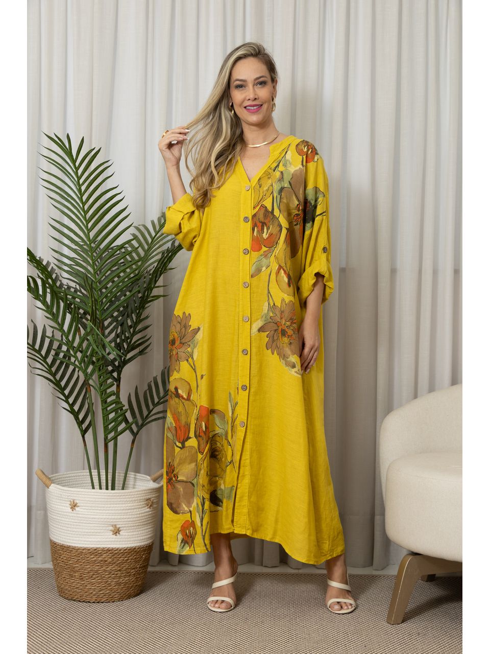 CHEMISE VALERY MOSTARDA