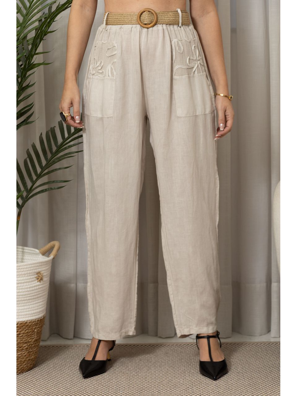 CALÇA ELIANE CJ BEGE