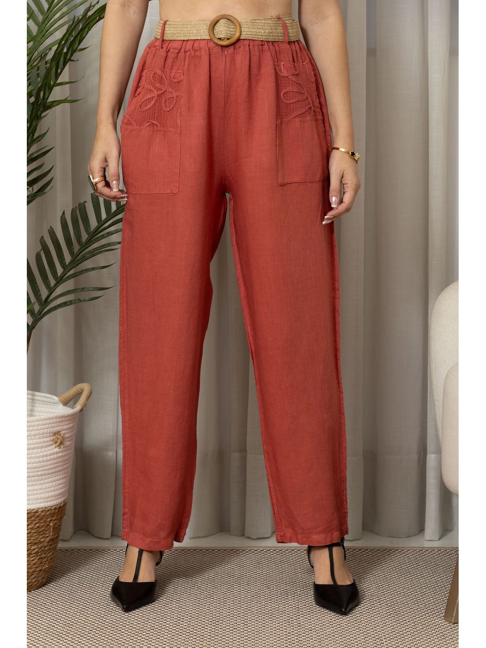 CALÇA ELIANE CJ GOIABA