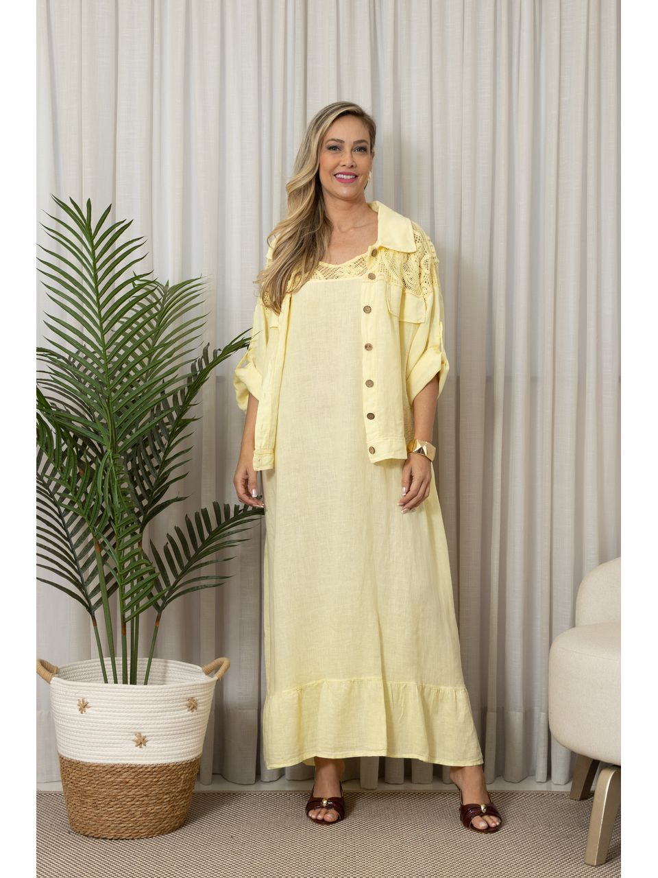 VESTIDO NATALY CJ MANTEIGA