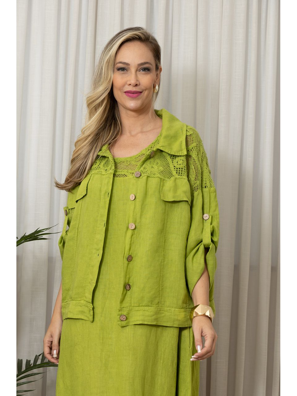 JAQUETA NATALY CJ PISTACHE