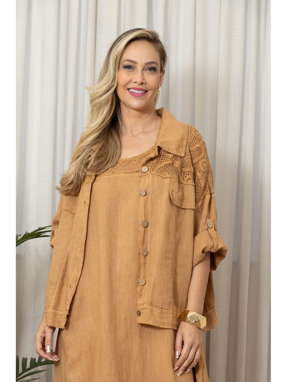 JAQUETA NATALY CJ CARAMELO