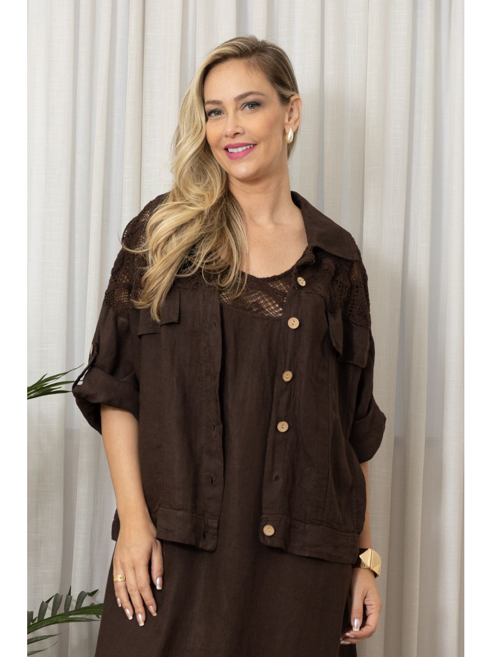 JAQUETA NATALY CJ CHOCOLATE