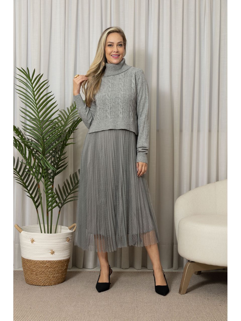 BATA SAMARA CJ CINZA