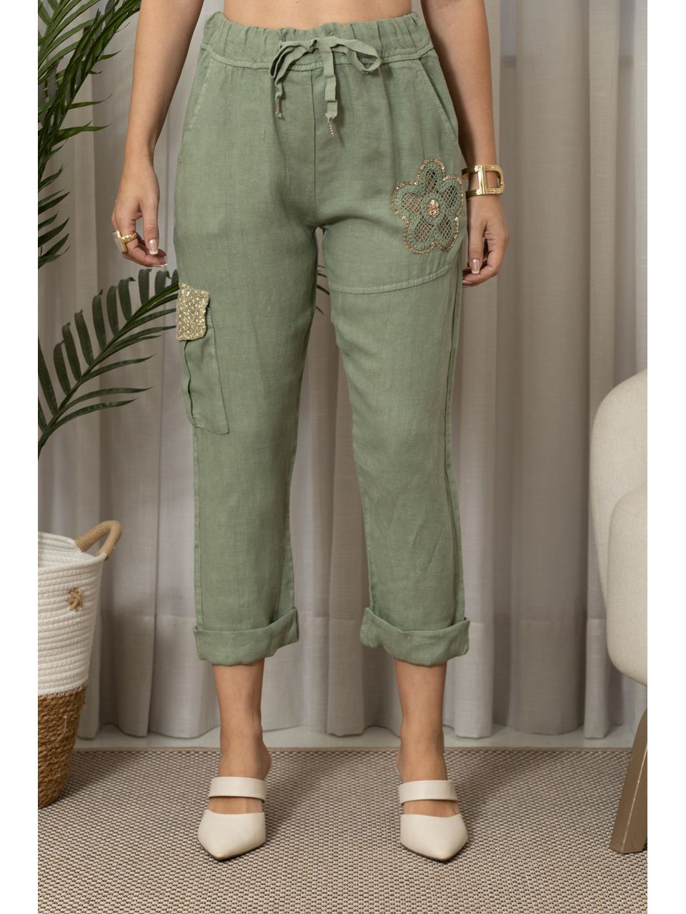 CALÇA SONIA CJ MENTA