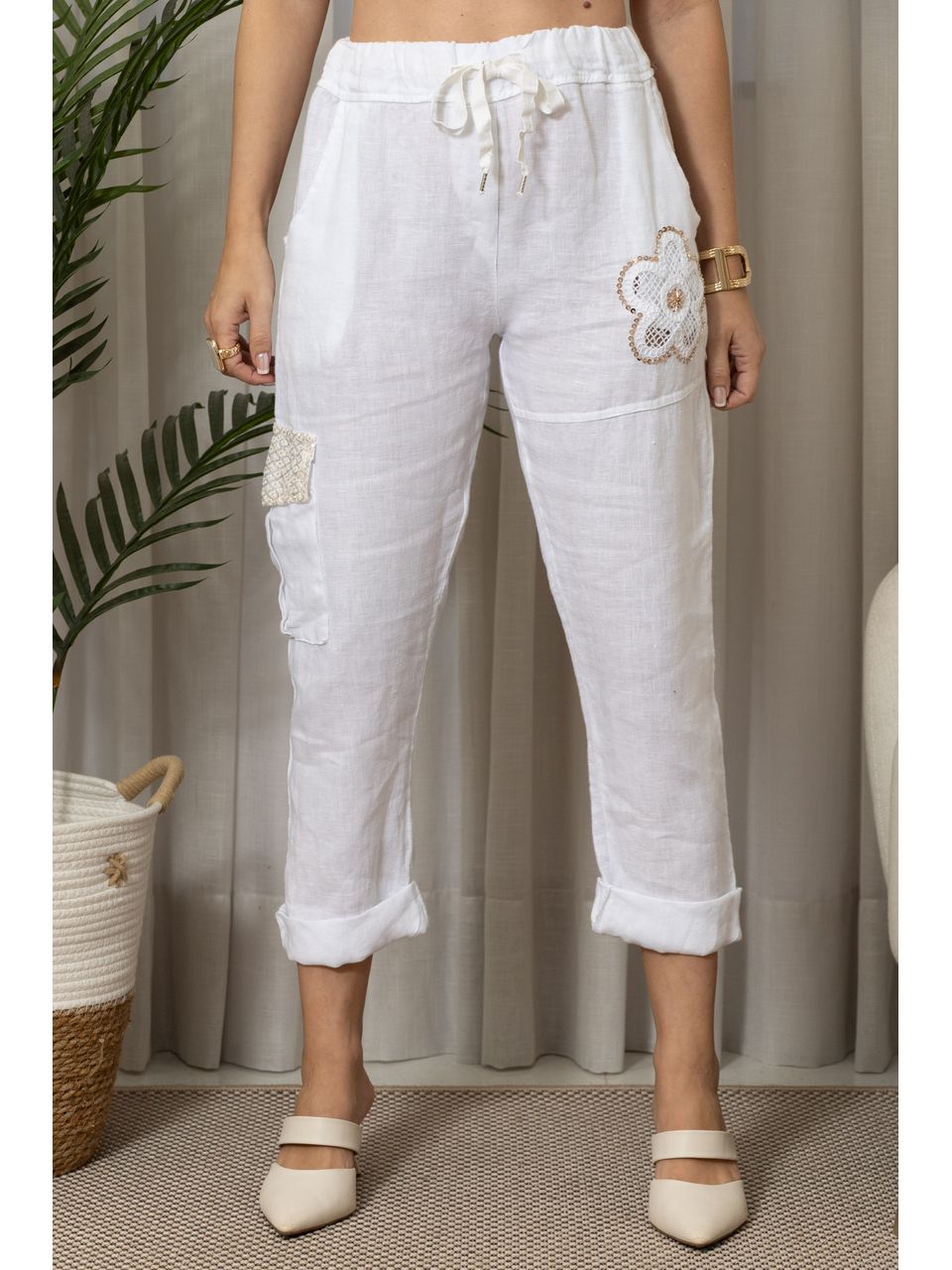 CALÇA SONIA CJ BRANCO