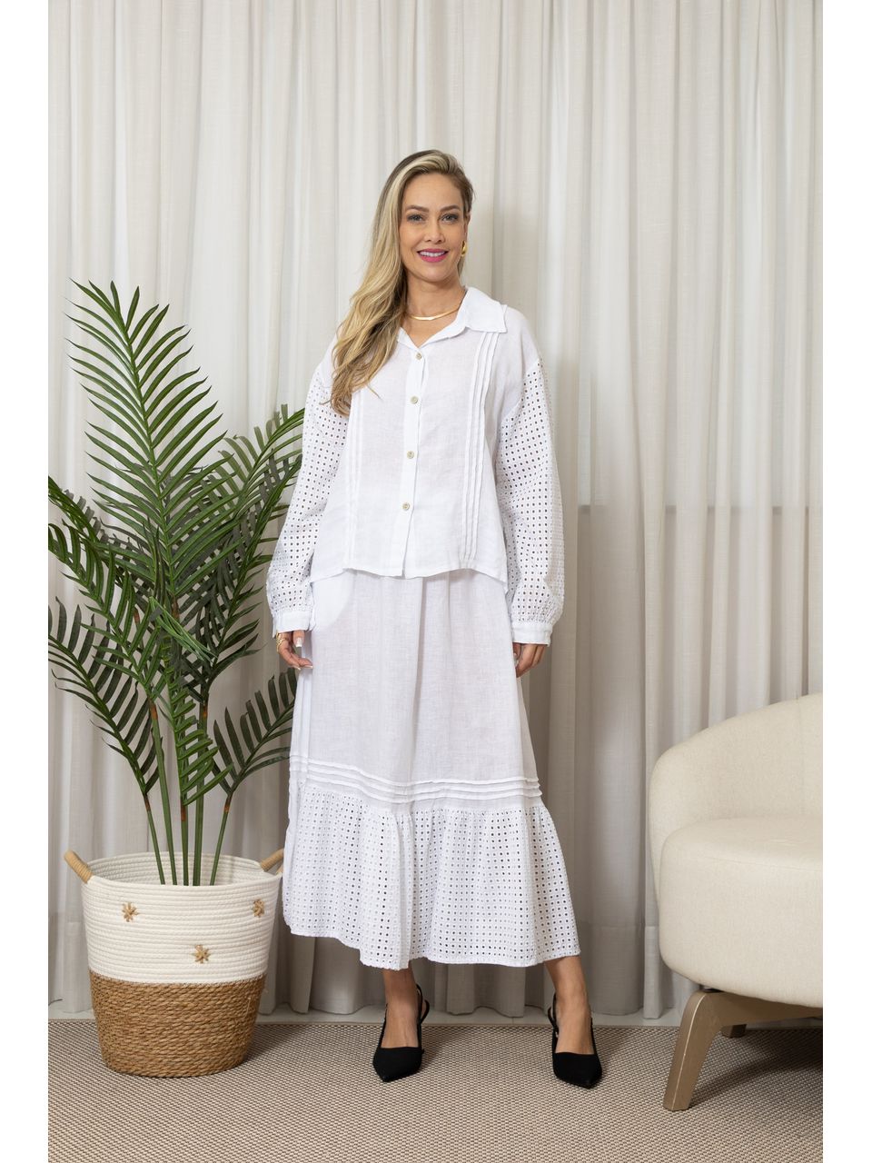 CAMISA TAISA CJ BRANCO