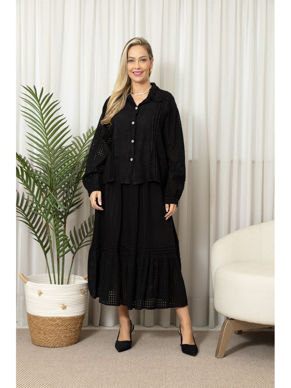 CAMISA TAISA CJ PRETO