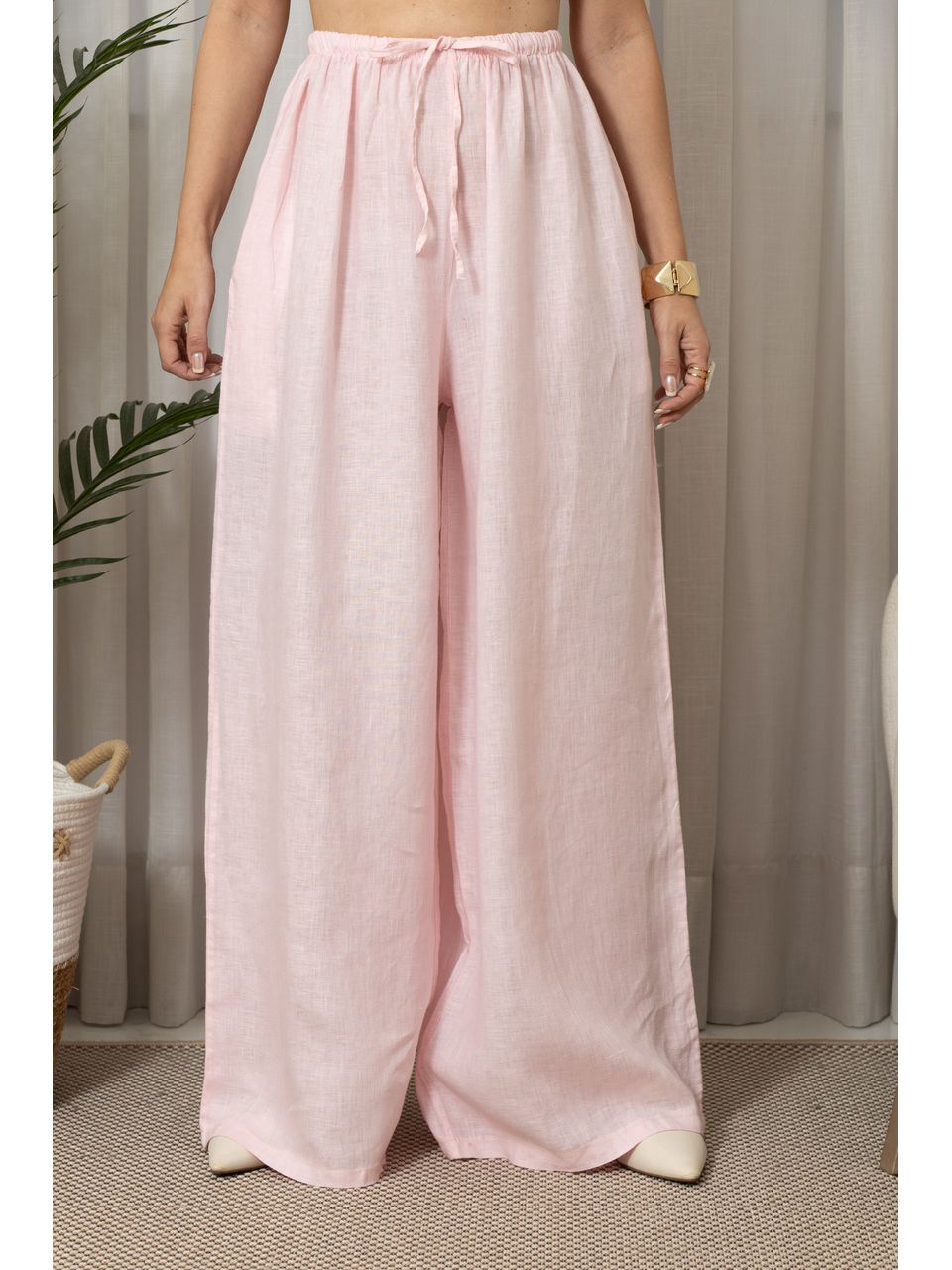 CALÇA MILENA ROSA BEBÊ