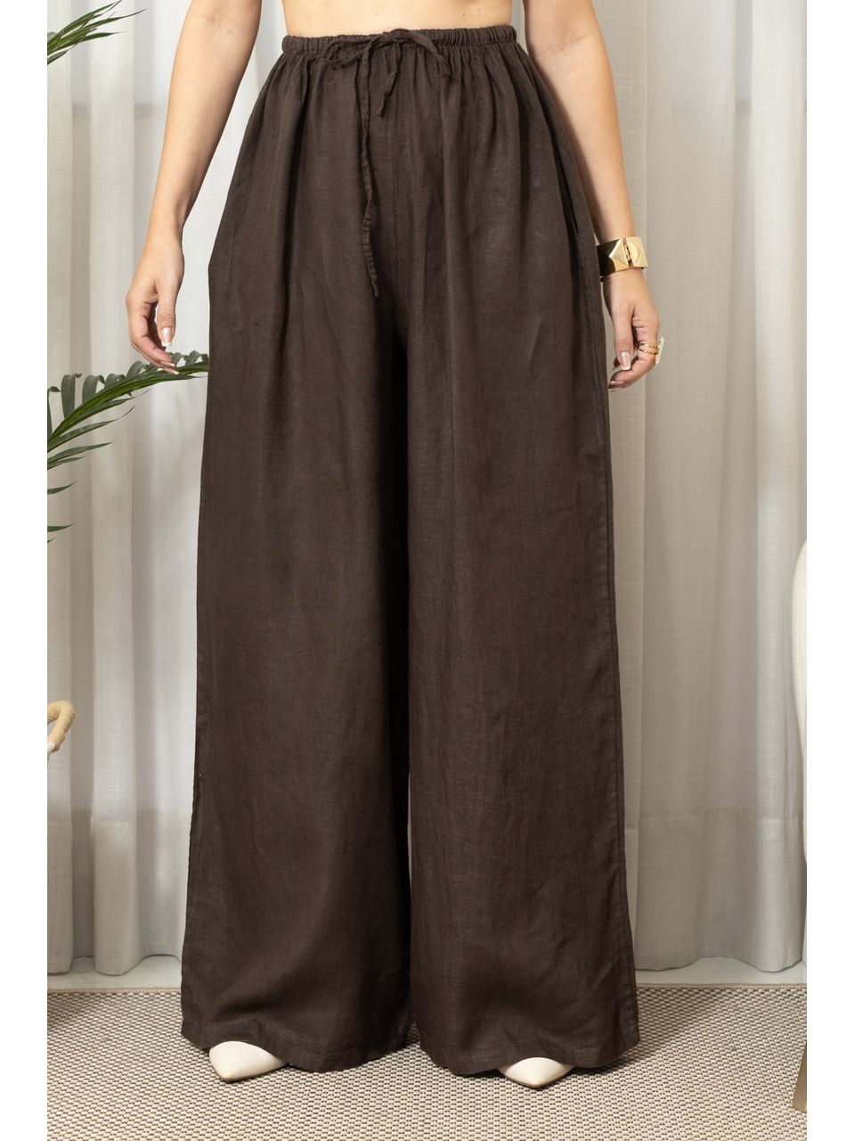 CALÇA MILENA CHOCOLATE