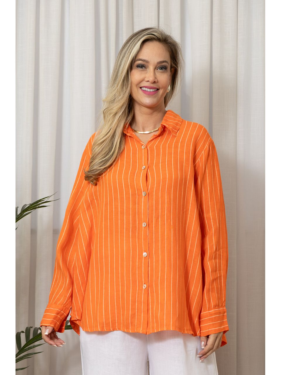 CAMISA OLIMPIA LARANJA