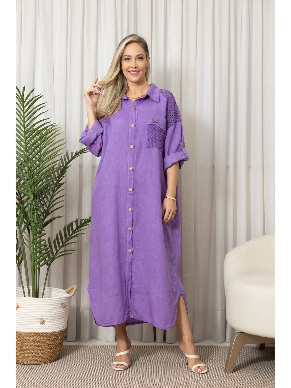 CHEMISE RITA ROXO
