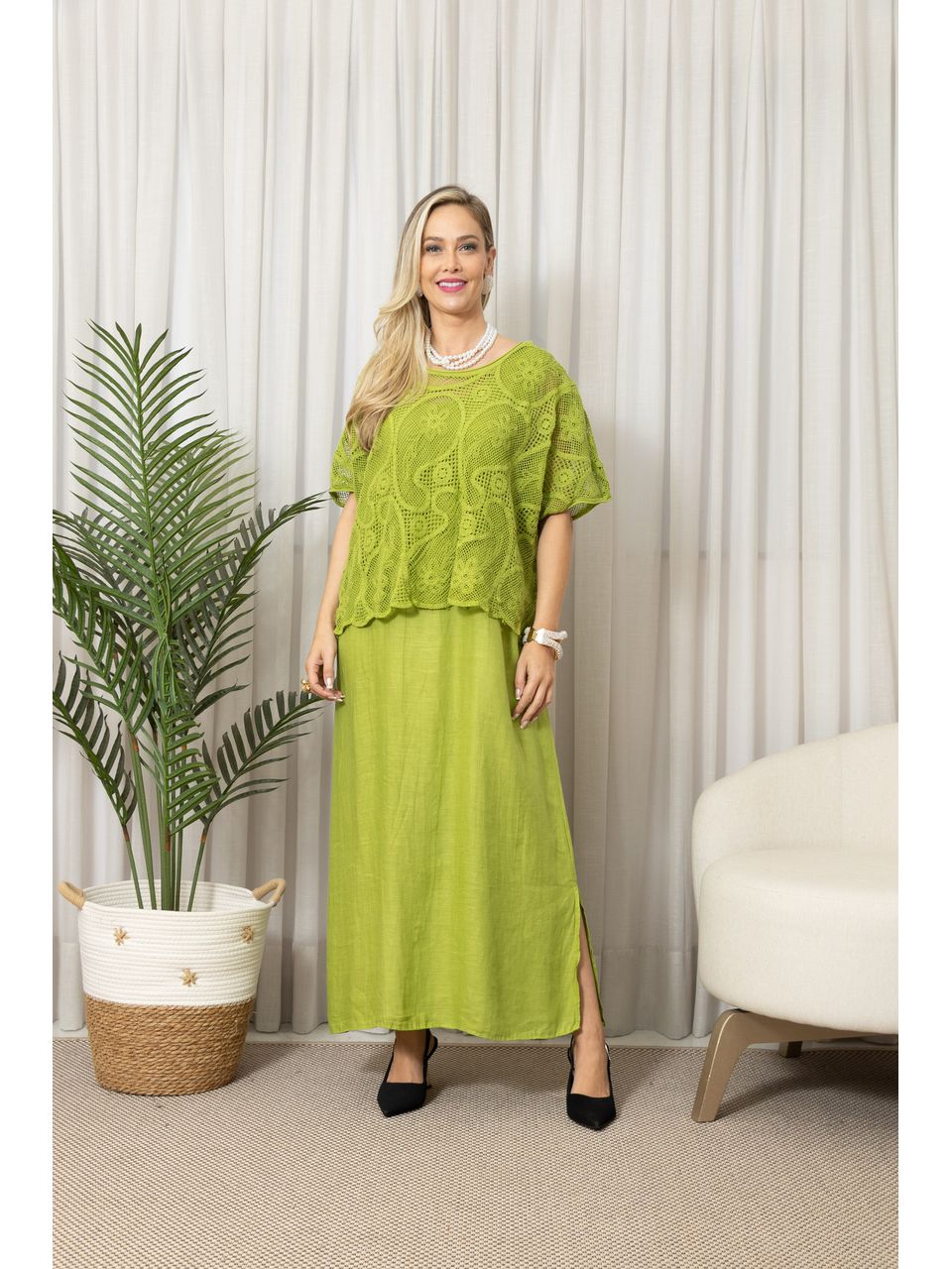 BATA LA LUNA PISTACHE