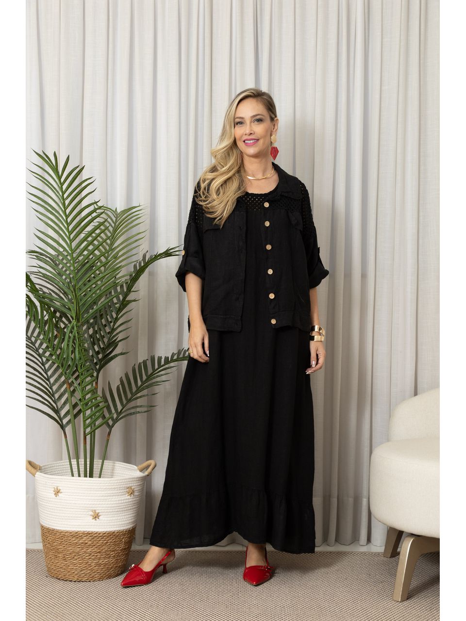 JAQUETA ROSARIA CJ PRETO