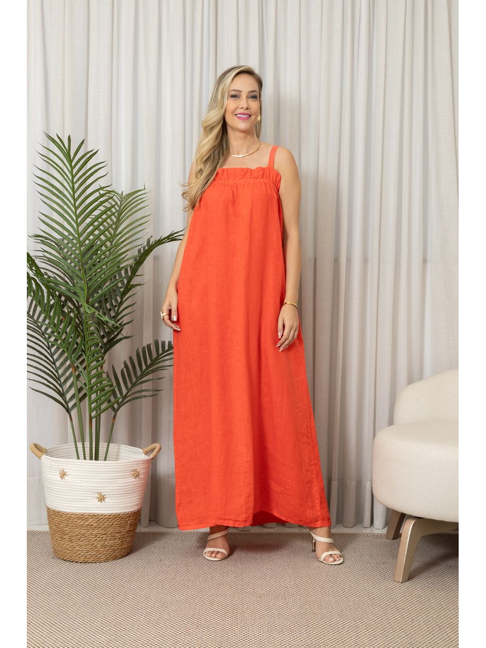 VESTIDO CHARLENE CORAL