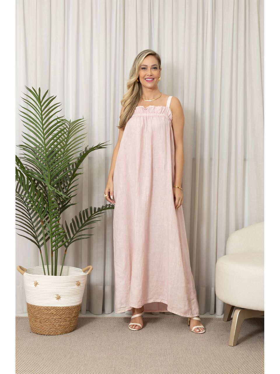 VESTIDO CHARLENE ROSA BEBÊ