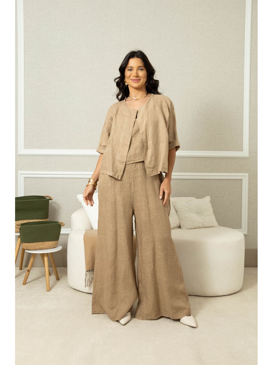 CASAQUETO ENCANTO CJ CARAMELO