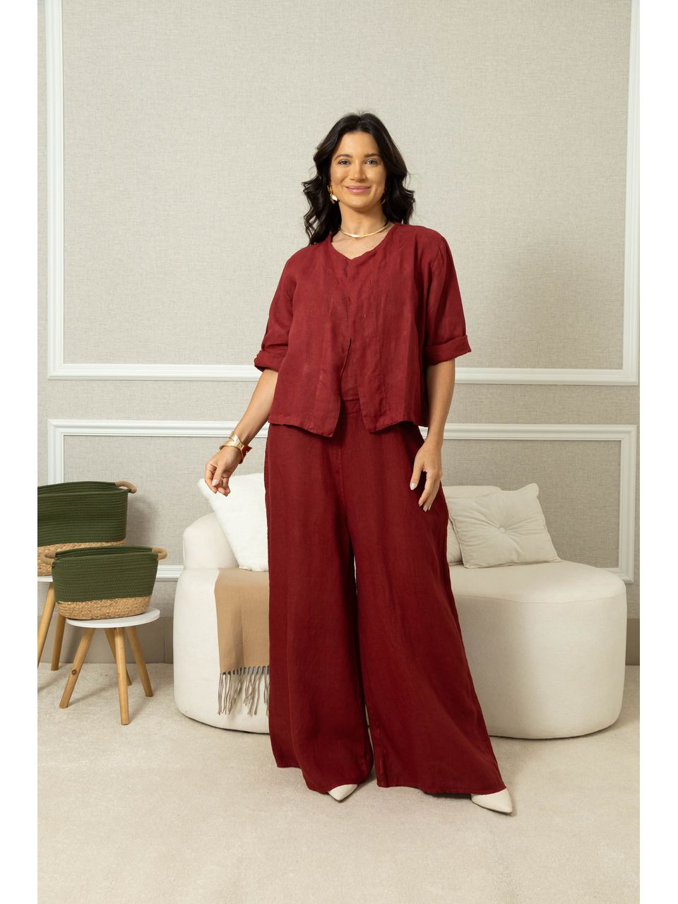 CASAQUETO ENCANTO CJ BORDO