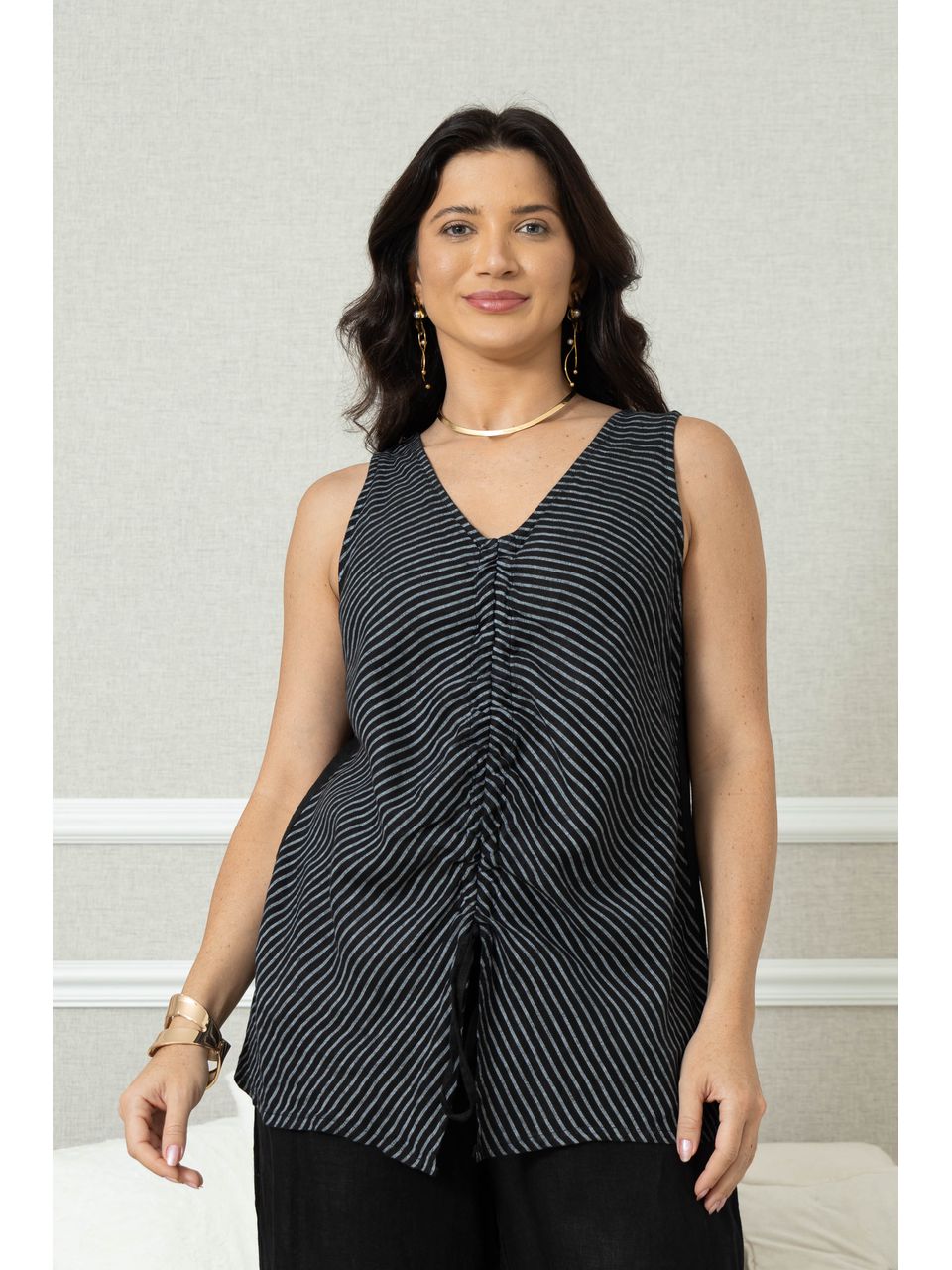 Regata Alma Linho PRETO