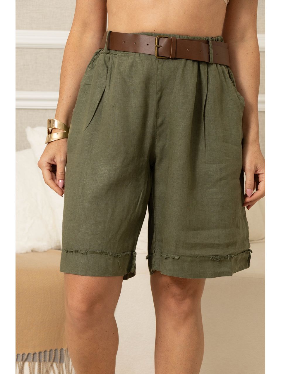 SHORTS MILENA MILITAR
