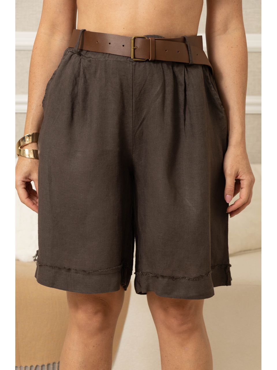 SHORTS MILENA CHOCOLATE